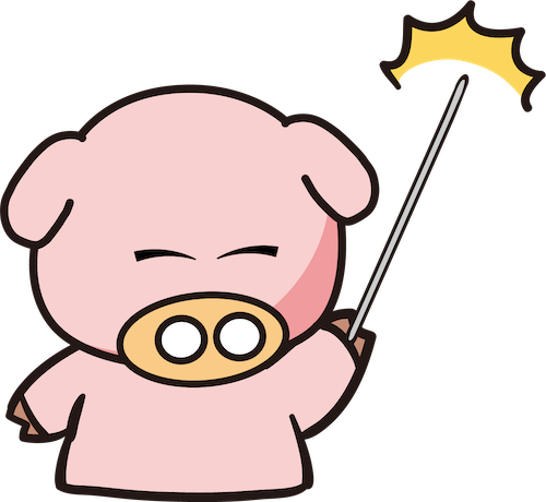 棒持つぶーたん